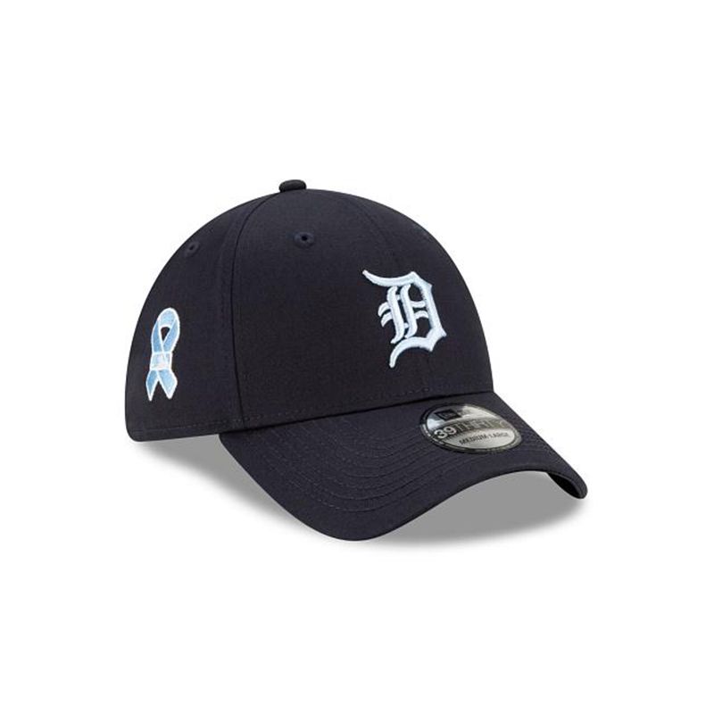 MLB Detroit Tigers Father's Day 39Thirty Stretch Fit (BEJ7520) - Blue New Era Caps